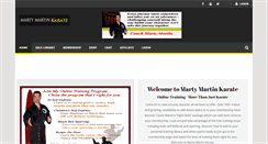 Desktop Screenshot of martymartinkarate.com